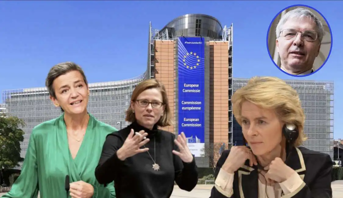 ursula von der leyen margrethe vestager daniele franco fiona scott morton 