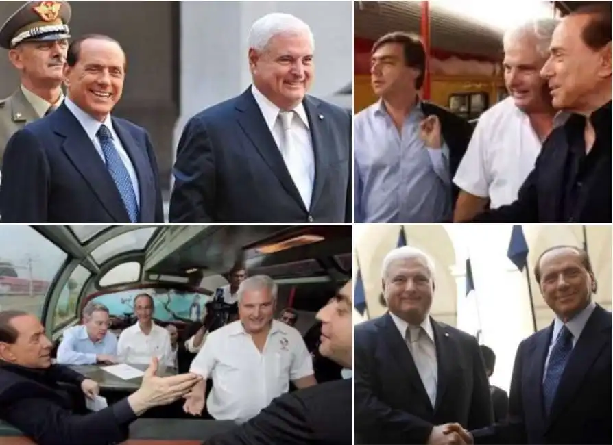 valter lavitola - ricardo martinelli - silvio berlusconi