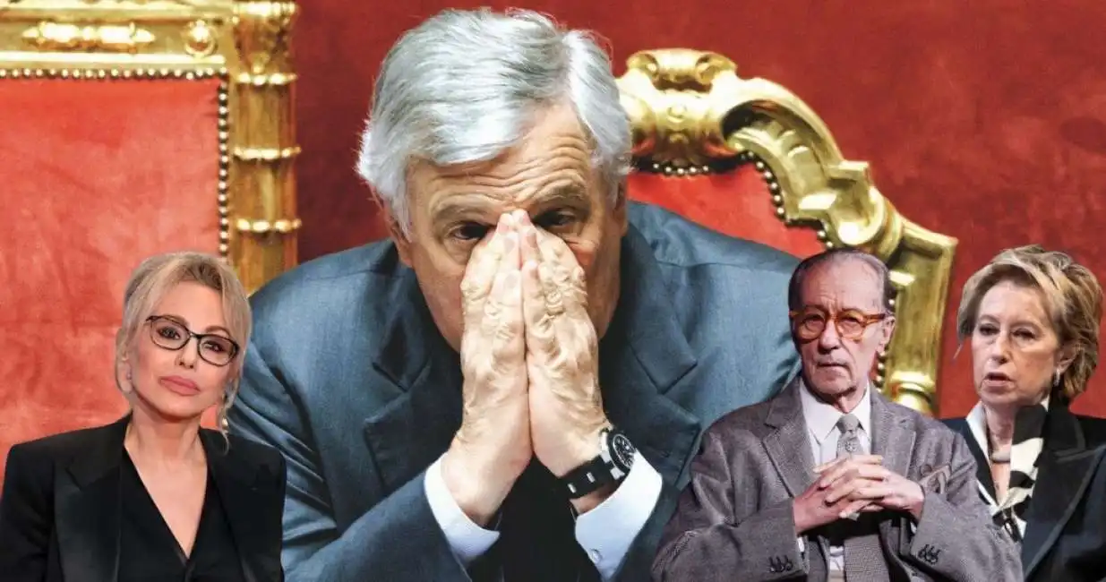 antonio tajani forza italia vittorio feltri marina berlusconi letizia moratti