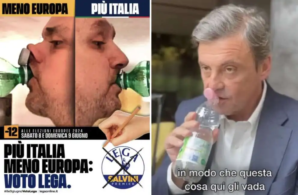 carlo calenda tappi tappo bottiglia bottiglie 