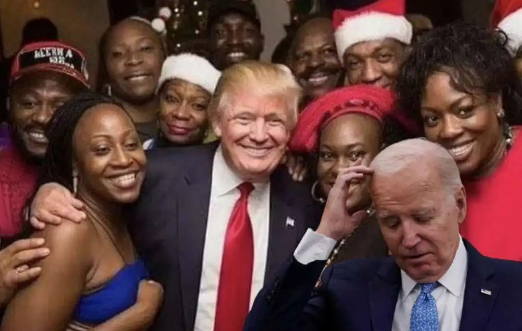 donald trump neri nere black afroamericani afroamericane joe biden 