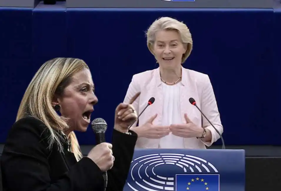 giorgia meloni ursula von der leyen 