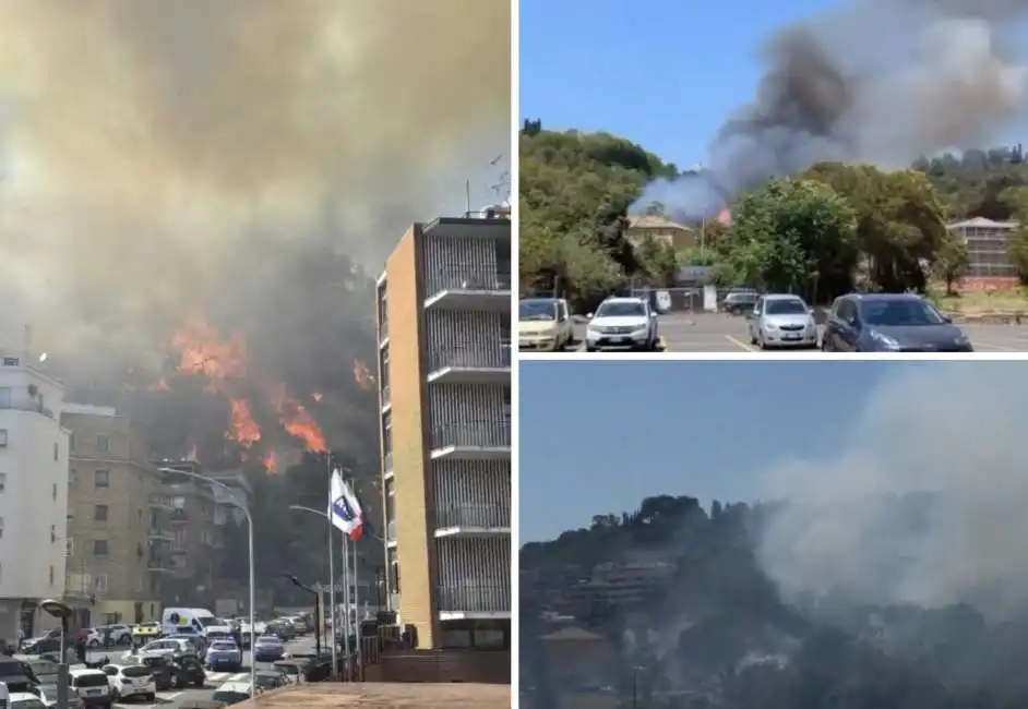 incendio a roma