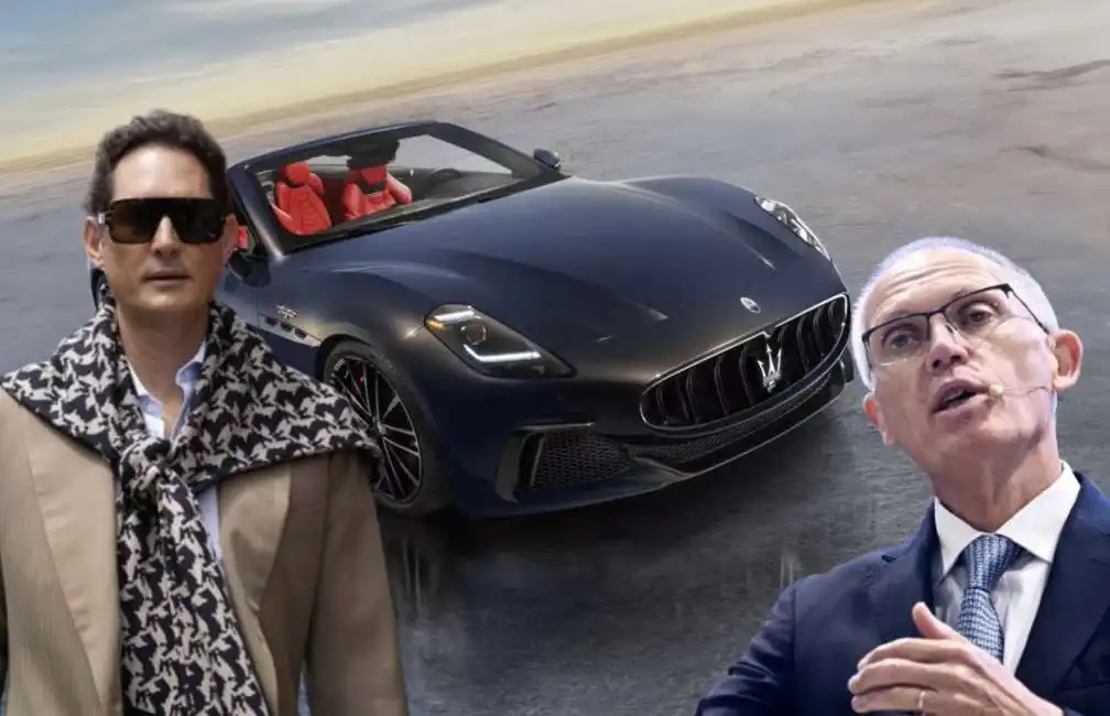 john elkann carlos tavares maserati 