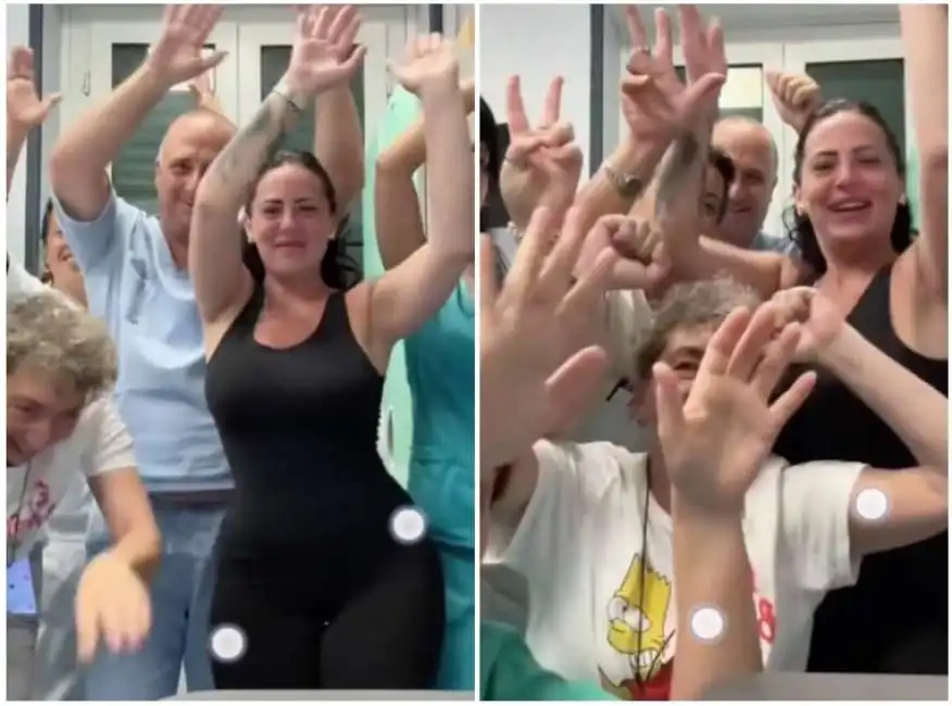 la tiktoker veronica acquaviva balla in ospedale