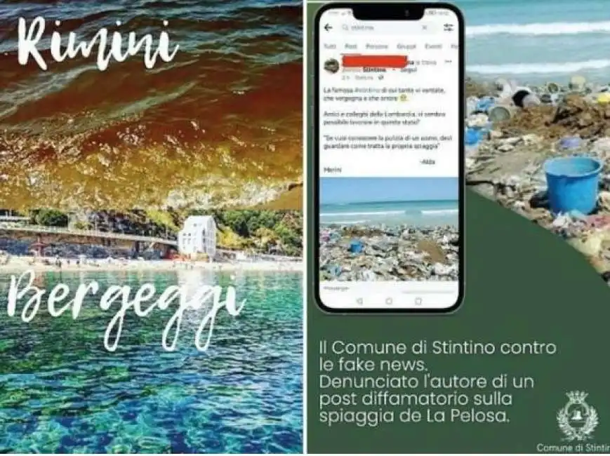 le critiche social alle spiagge italiane