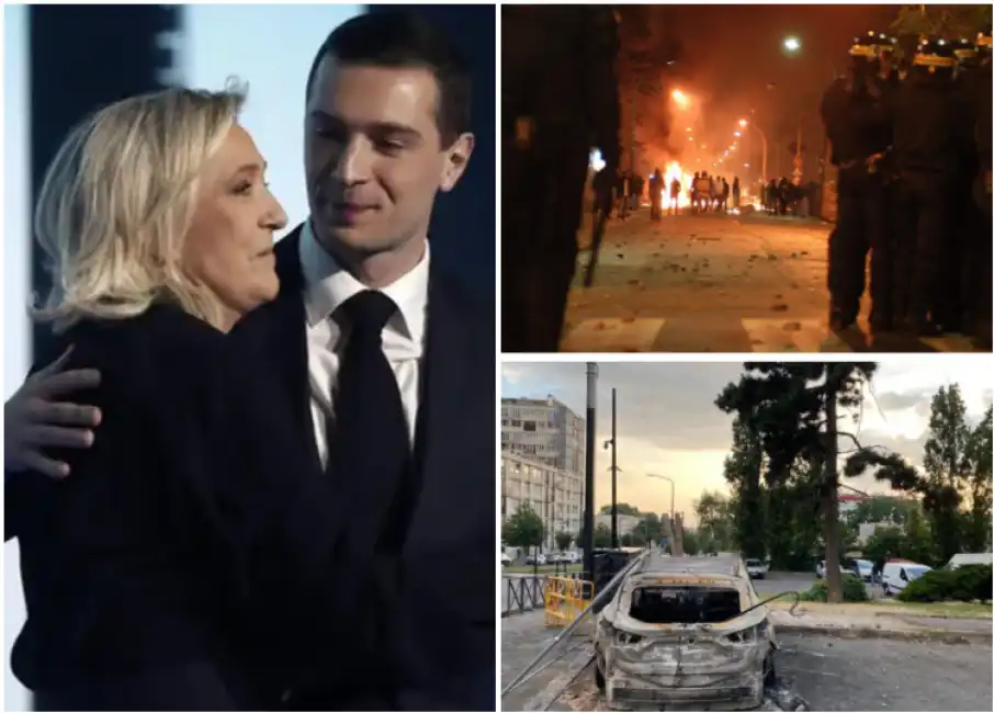 le pen bardella banlieue parigina clichy-sous-bois 