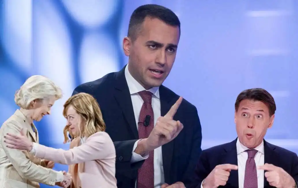 luigi di maio ursula von der leyen giorgia meloni giuseppe conte