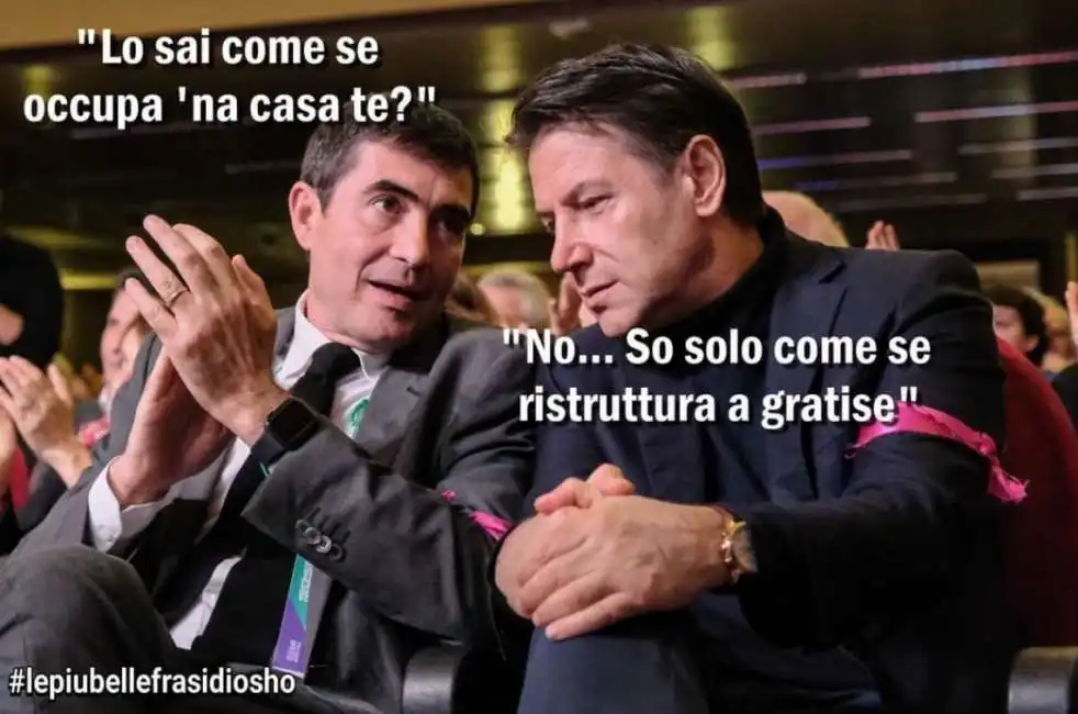 nicola fratoianni giuseppe conte - vignetta by osho ilaria salis superbonus