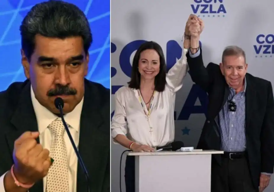 nicolas maduro edmundo gonzalez maria corina machado