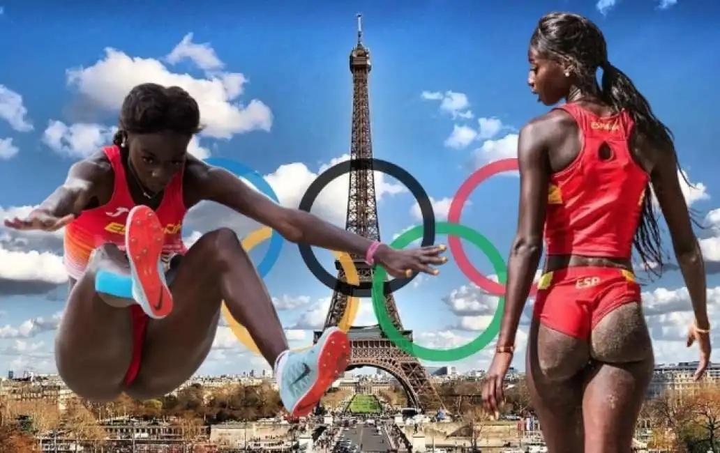 olimpiadi parigi giochi olimpici fatima diame