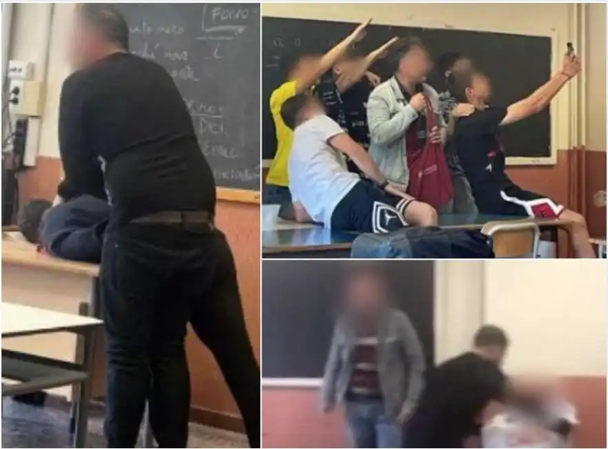 prof saluti fascisti e simulazione di sesso in una scuola di roma