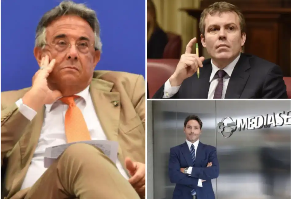 roberto sergio lorenzo casini pier silvio berlusconi