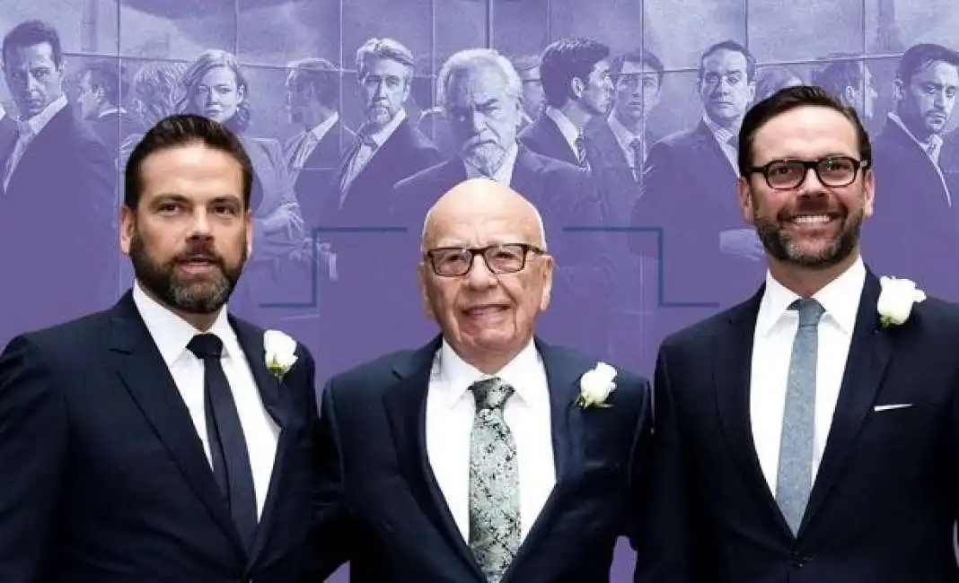 rupert murdoch e i figli lachlan james