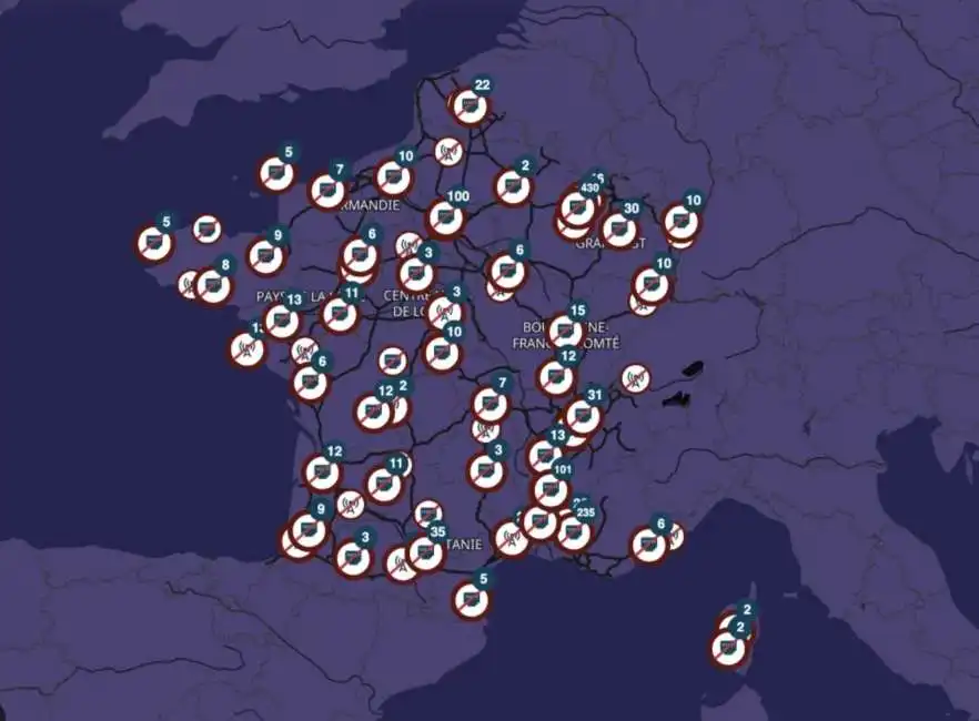 sabotaggio fibra ottica francia 