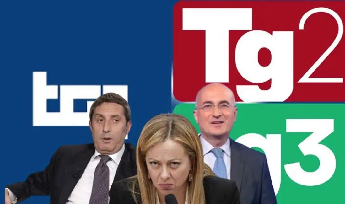 telegiornali rai giorgia meloni antonio preziosi gian marco chiocci