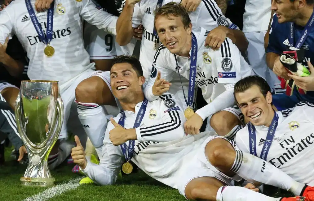 cristiano ronaldo bale modric real madrid 