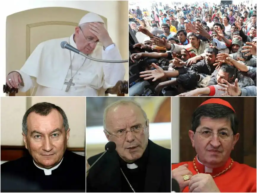 bergoglio migranti betori parolin galantino betori