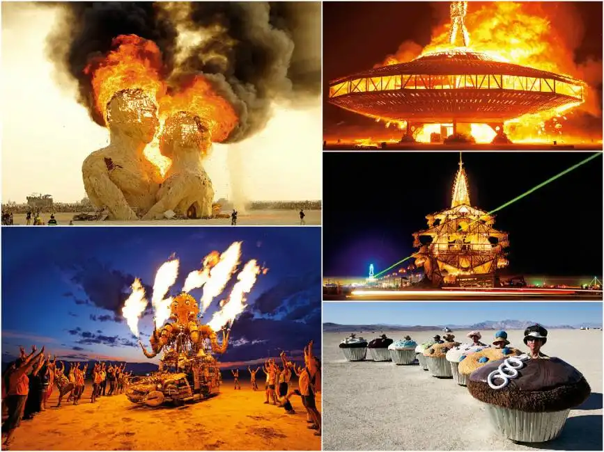 burning man foto