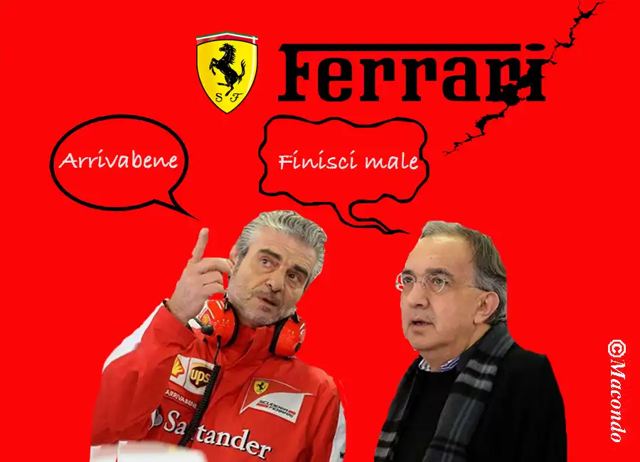 arrivabene marchionne ferrari