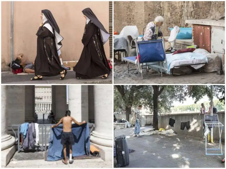 accampamenti in vaticano