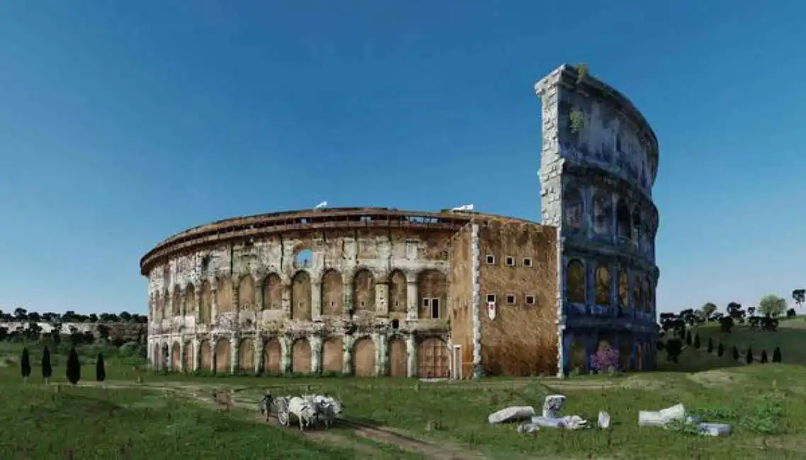 colosseo palazzo frangipane