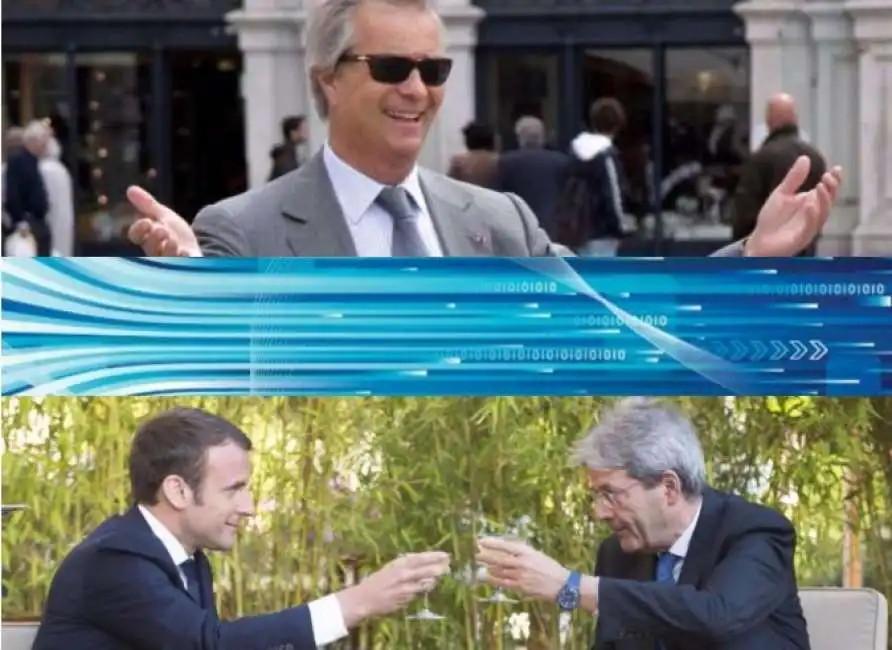 macron gentiloni bollore