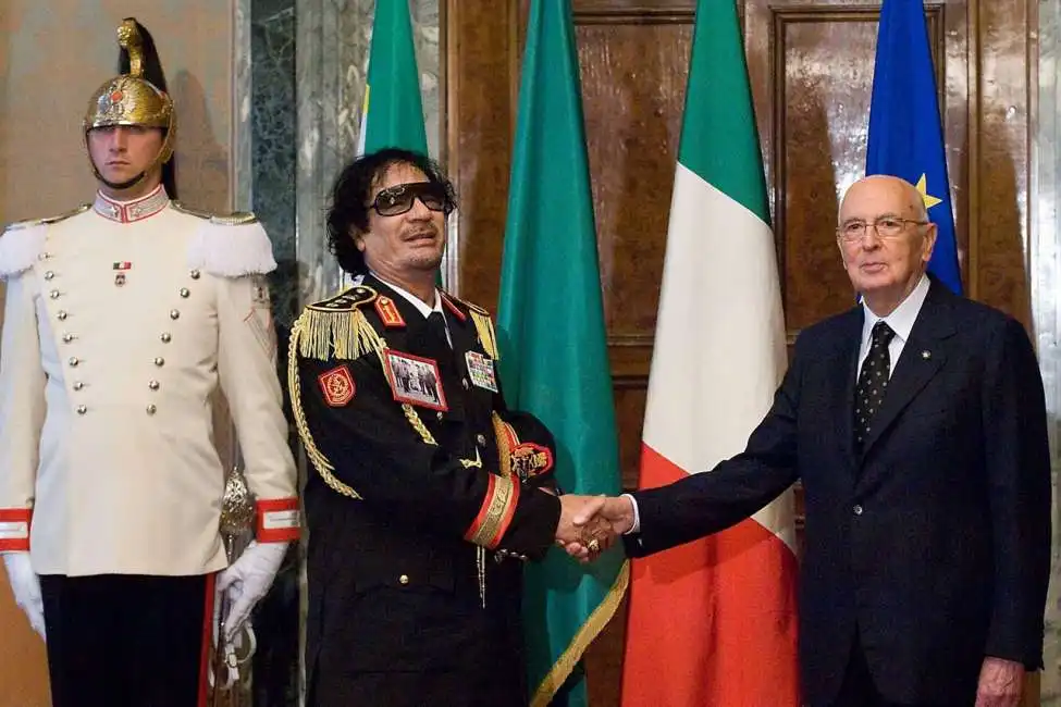 napolitano gheddafi