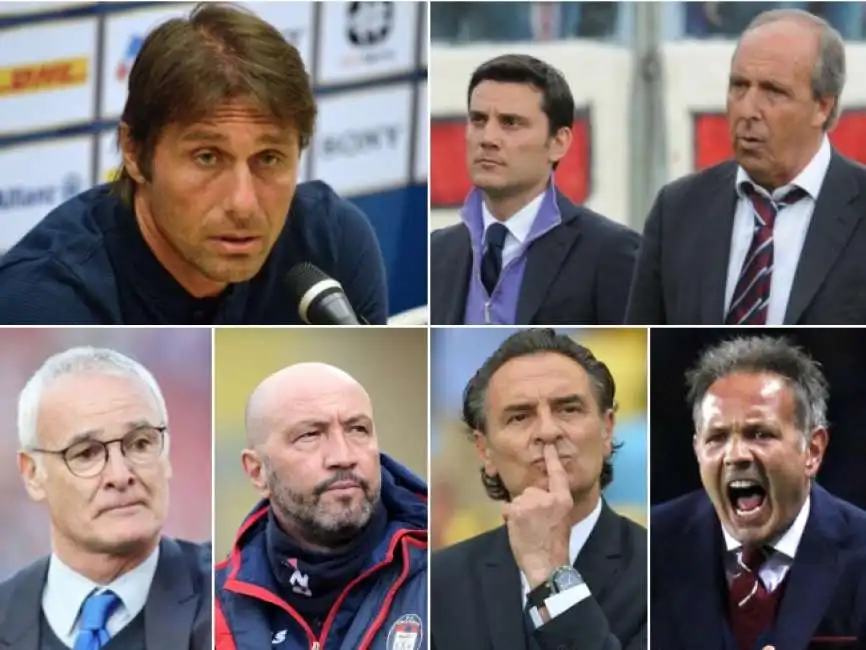 conte ranieri montella ventura mihajlovic zenga prandelli