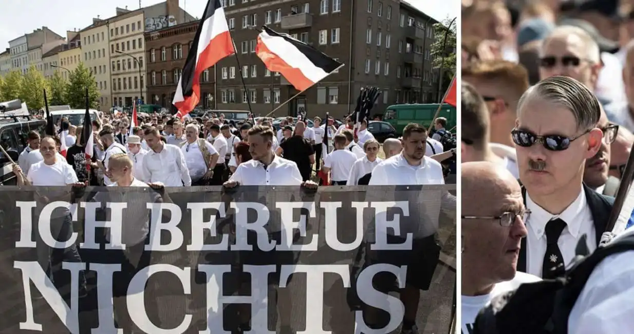 neonazisti sfilata berlino