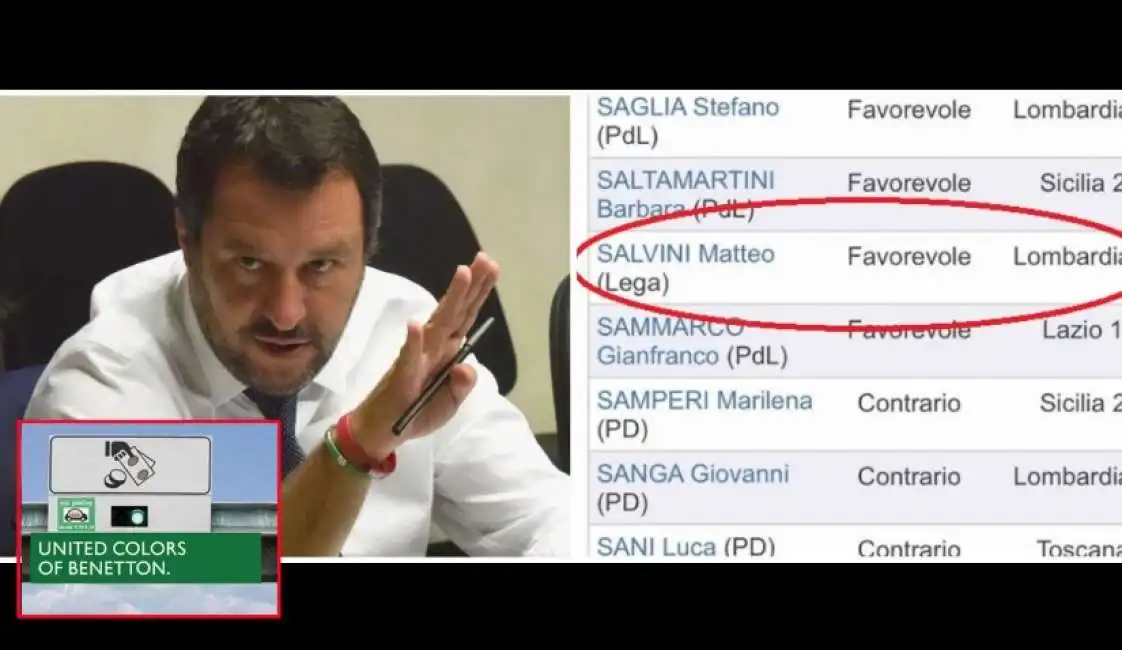 salvini benetton