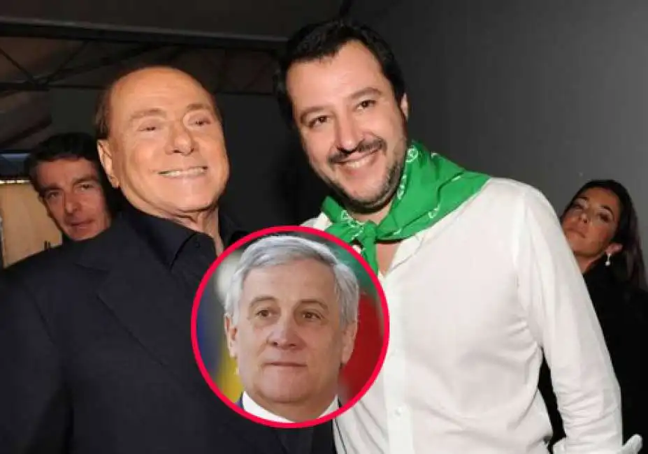 salvini berlusconi tajani