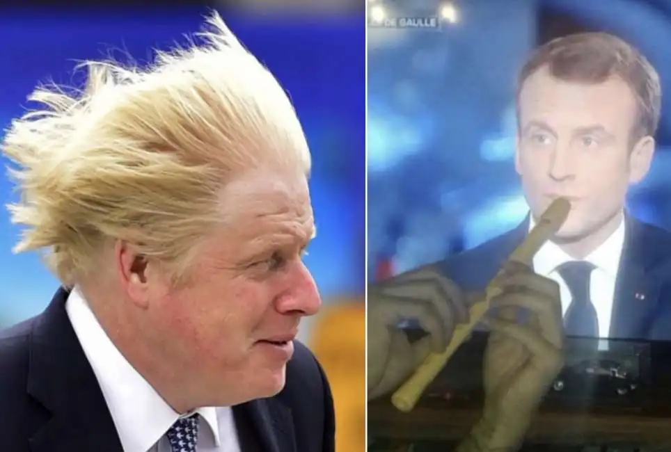 boris johnson emmanuel macron