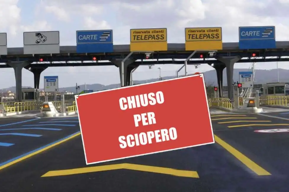 casello sciopero autostrade