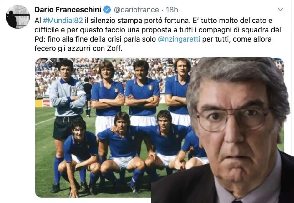 dario franceschini dino zoff