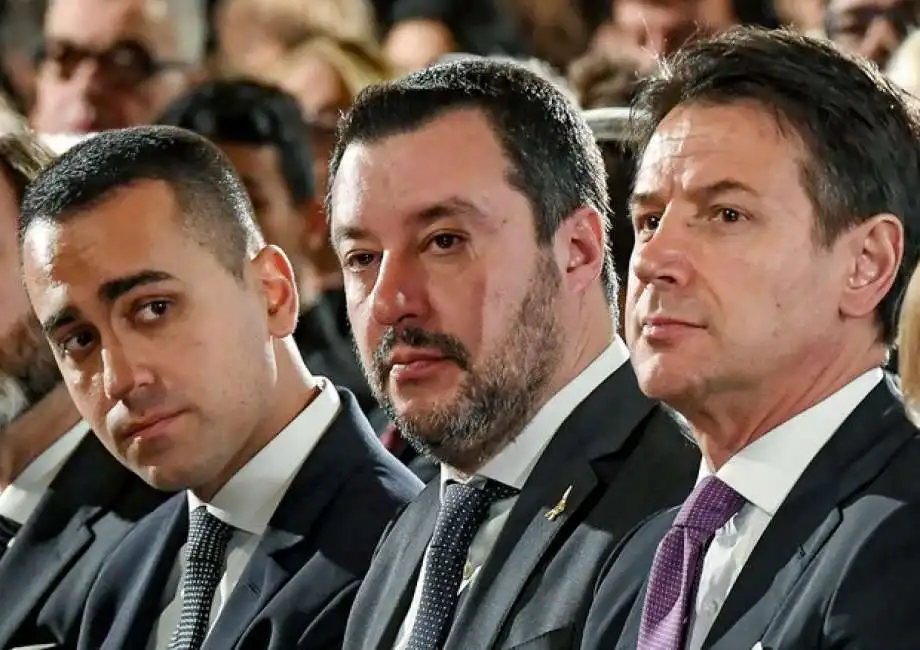 di maio salvini conte