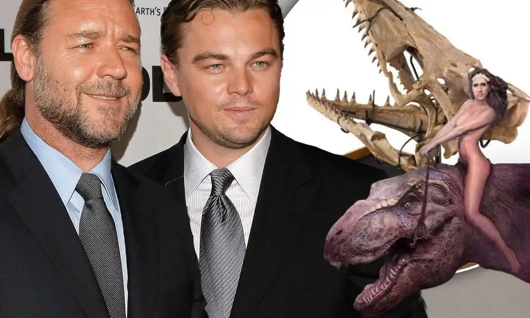 dinosauri russell crowe nicholas cage leonardo di caprio