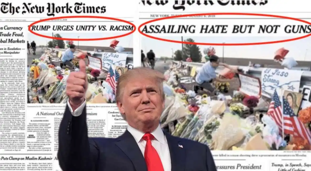 donald trump new york times titolo