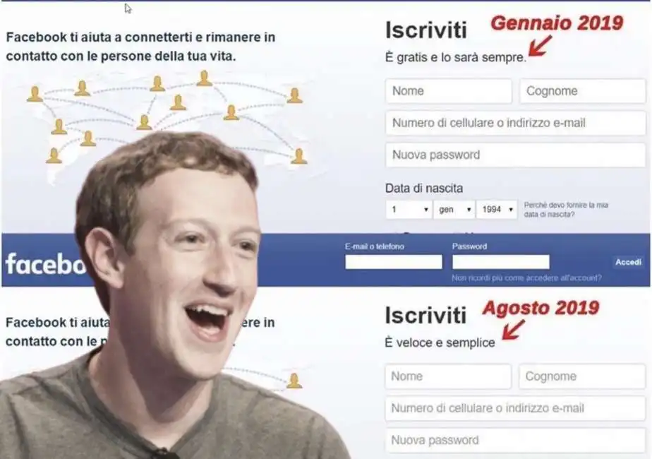 facebook gratis pagamento mark zuckerberg