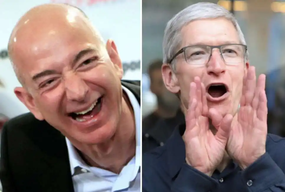 jeff bezos tim cook