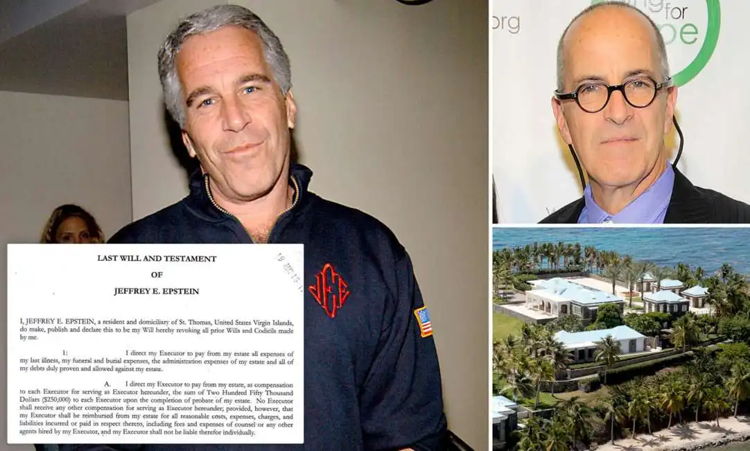 jeffrey epstein testamento mark epstein