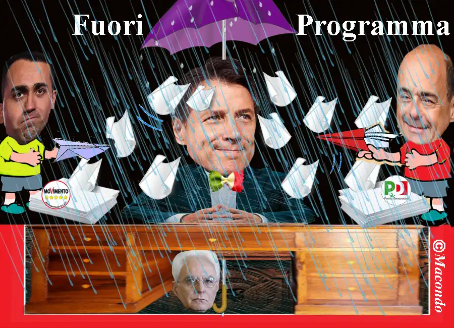 luigi di maio giuseppe conte nicola zingaretti sergio mattarella