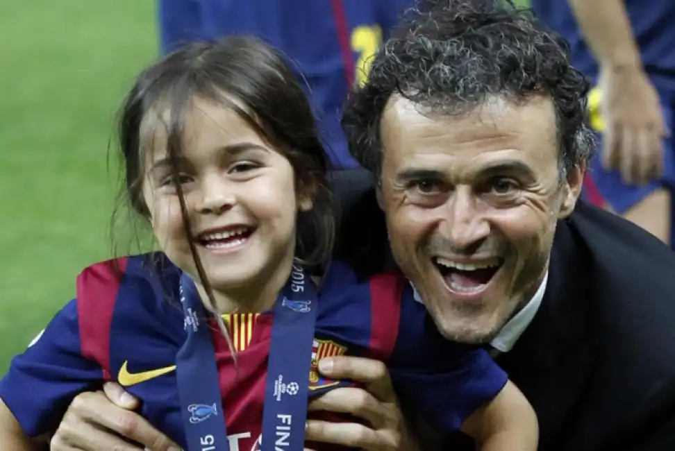 luis enrique e la figlia