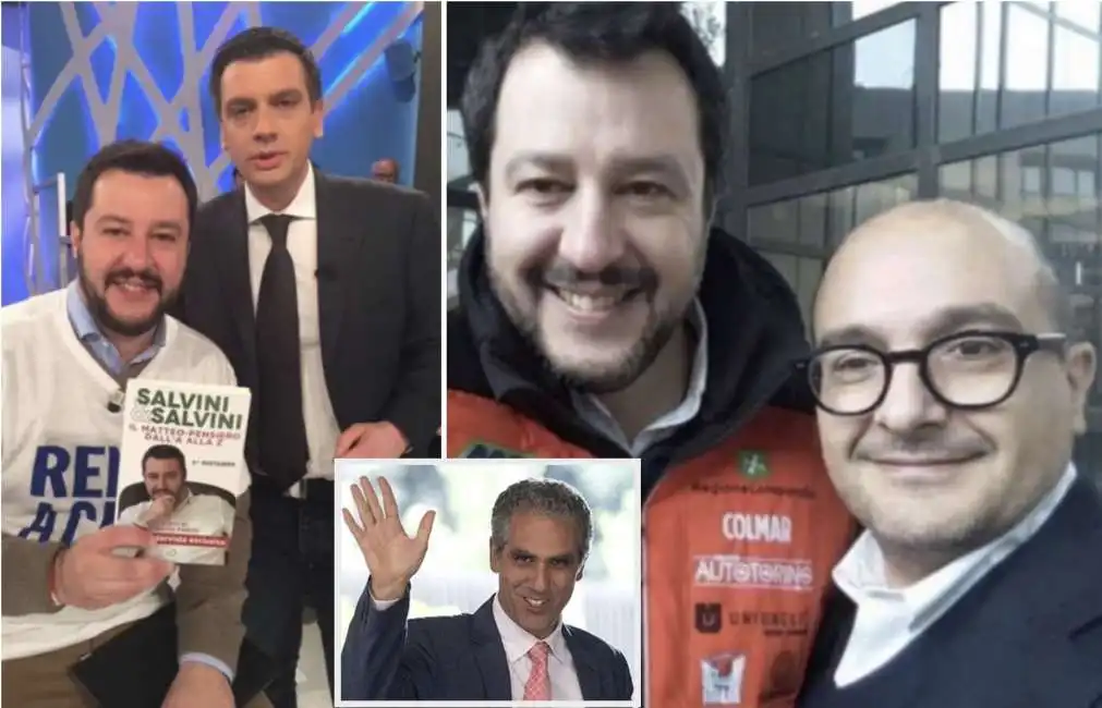 matteo salvini gennaro sangiuliano marcello foa roberto poletti