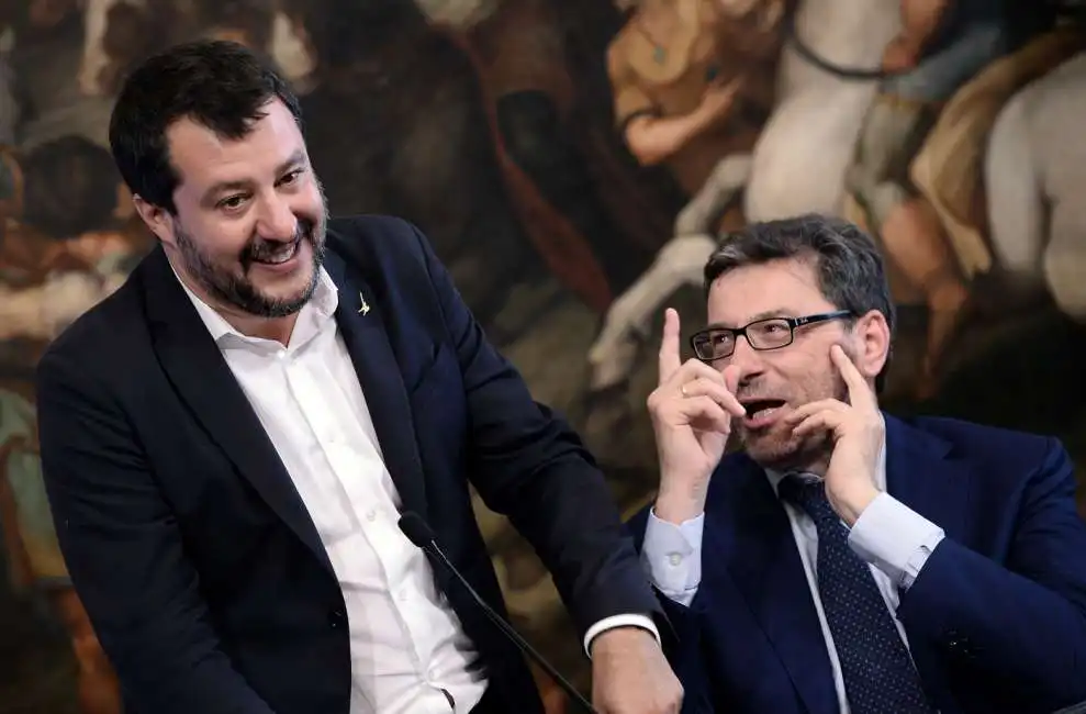 matteo salvini giancarlo giorgetti