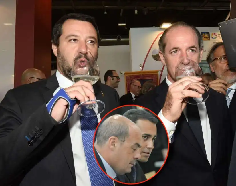 matteo salvini luca zaia luigi di maio nicola zingaretti