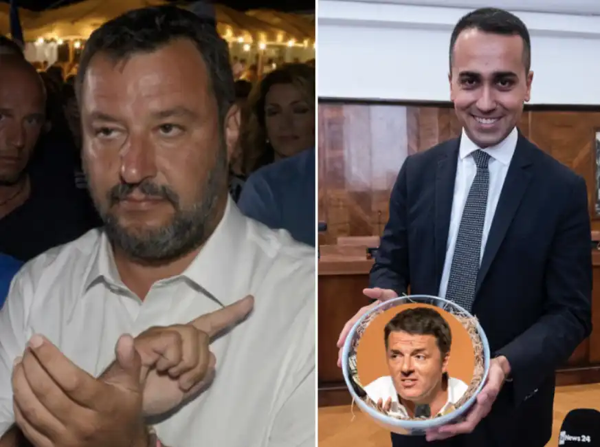 matteo salvini matteo renzi luigi di maio