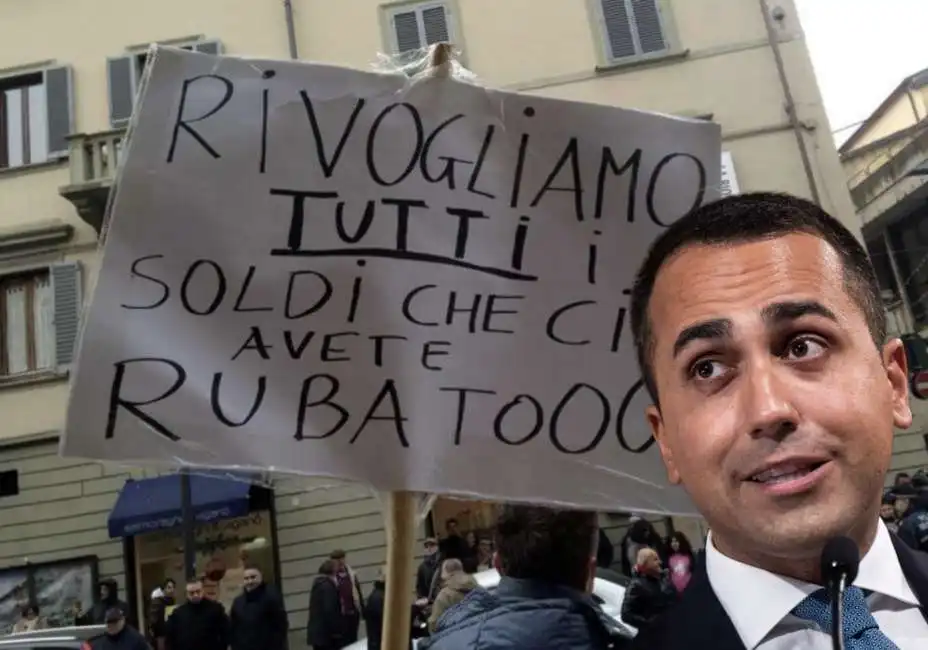 risparmiatori truffati banche sbancati luigi di maio