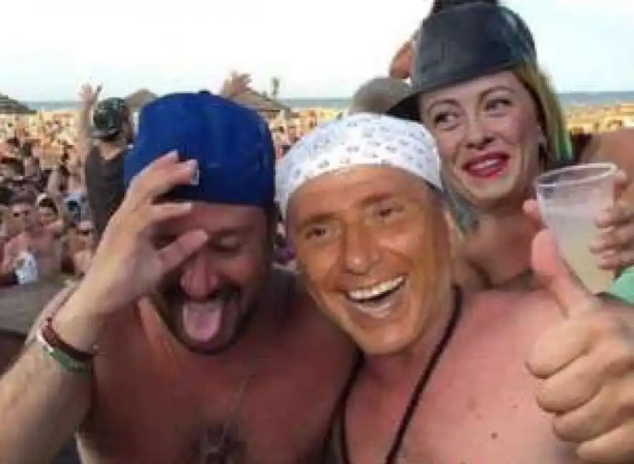 salvini berlusconi meloni meme