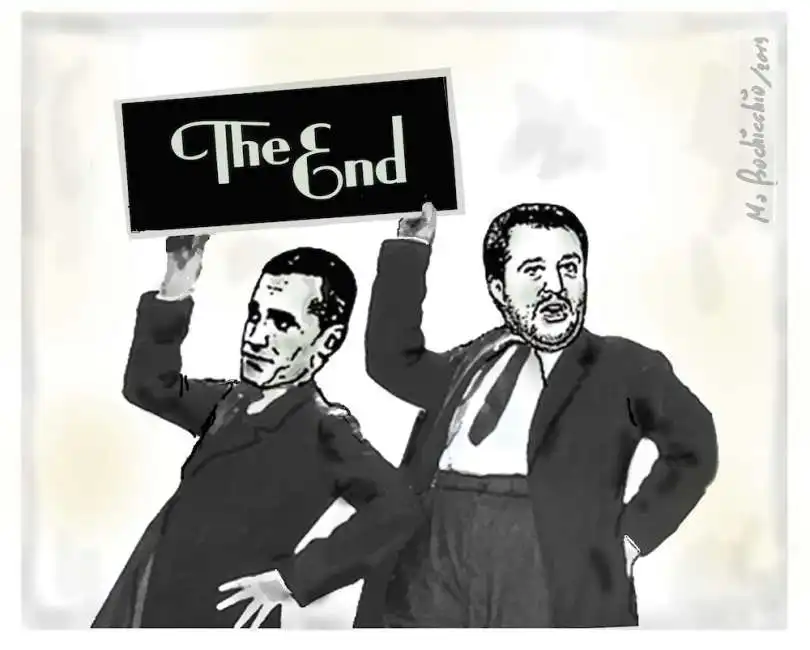 salvini di maio - the end